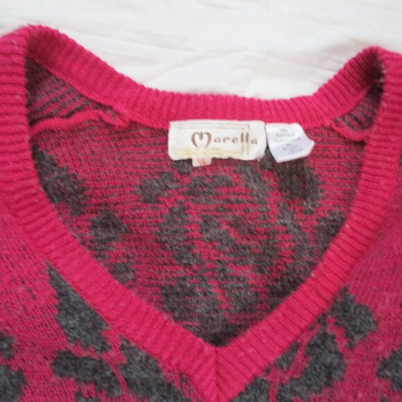 🌸 Vintage Floral Knit Sweater – Marella – Size L 🌸 - Picture 4 of 4